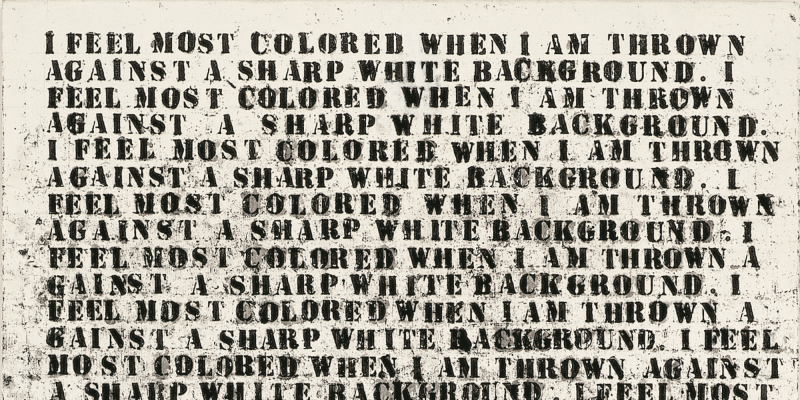 Featured image for the project: Glenn Ligon: All Over The Place